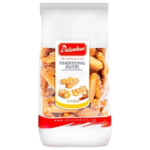 Палочки DELICADEZA эклерные с сахаром и корицей 125г*10