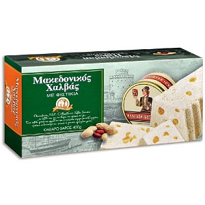 ВЫВОД Халва MACEDONIAN HALVA с арахисом /картон/ 400г*12