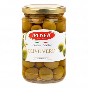 Оливки IPOSEA целые /стекло/ 290г*12