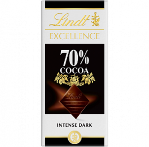 Шоколад LINDT EXCELLENCE Горький 70% Какао 100г*20