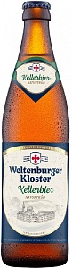 Пиво WELTENBURGER KLOSTER KELLERBIER светл.нефильтр.пастер. 5,4% /стекло/ 0,5л*20