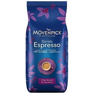 Кофе MOVENPICK Barista ESPRESSO зерно средней обжарки /пакет/ 1000г*10