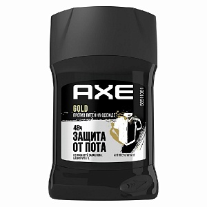 AXE ДЕО-стик ЗАЩИТА ОТ ПЯТЕН антиперсп, 55 гр/6/ зол.