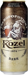 Пиво VELKOPOPOVICKY KOZEL Dark 3.8% /жесть/ 0,5л*24