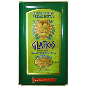 Масло оливковое GLAFKOS EVOO AC < 0,1-0,8 /жесть/ 3000мл*4