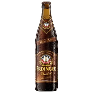 Пиво ERDINGER Dunkel 5.3% темное нефильтр. пшеничное /стекло/ 0,5л*12