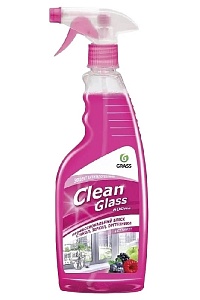 GraSS "Clean Glass" ОЧИСТИТЕЛЬ СТЕКОЛ (Лесные ягоды)    600 мл Тригер/8/125241/