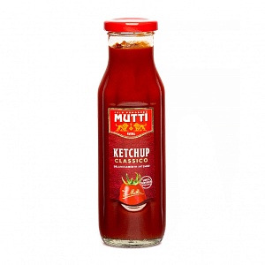 Кетчуп MUTTI томатный /стекло/ (285мл) 300г*6