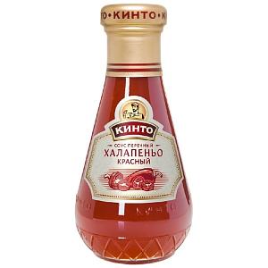Соус КИНТО перечный Халапеньо красный мини /стекло/ 195г*6
