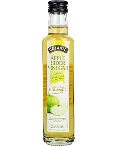 Уксус URZANTE яблочный "Apple cider vinegar" /стекло/ 0,25л*12