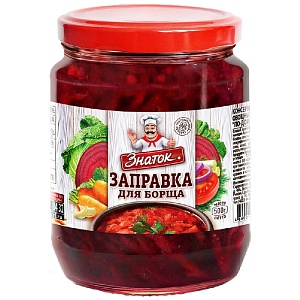 Заправка ЗНАТОК для борща /стекло/ 500г*6