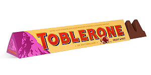 Шоколад KRAFT молочный с изюмом и орехами "TOBLERONE" 100г*20