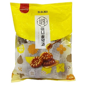 Печенье SAMLIP Корейское Mini Yakgwa Honey с мёдом /пакет/ 140г*24