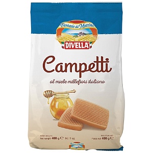 Печенье DIVELLA CAMPETTI С медом 400г*18