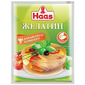 Желатин HAAS для мясного заливного с приправами 25г*35