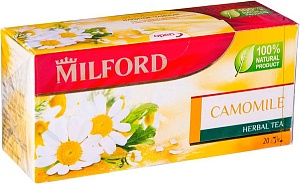 Чай MILFORD Травяной Ромашка (20 пакетиков) 30г*12