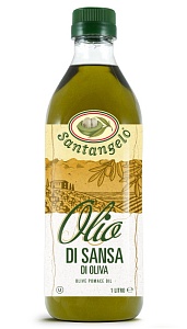 Масло SANTANGELO оливковое рафинированное Olio di Sansa/Olive Pomace Oil /пэт/ 1л*12
