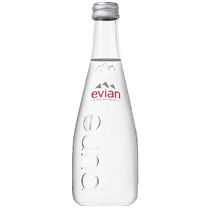 Вода Evian натуральная /стекло/ 0,33*20