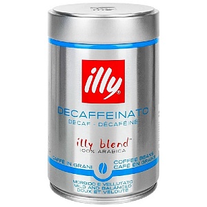 Кофе ILLY (7646) DECAFFEINATO зерновой без кофеина /банка/ 250г*12