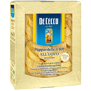 Макаронные изделия DE CECCO №101 яичные Pappardelle all'uovo (Паппарделле) 250г*12