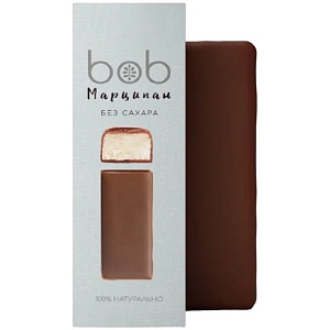 Батончик BOB глазированный "Марципан" БЕЗ сахара /шоубокс/ 30г*12