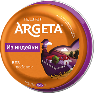 Паштет ARGETA из индейки /жесть/ 95г*14