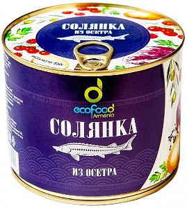 Солянка ECOFOOD из осетра /жесть/ 530г*4