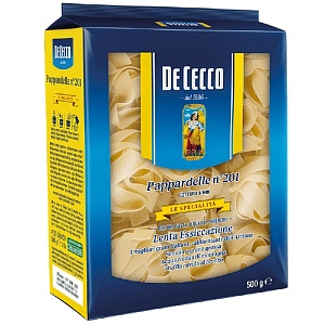 Макаронные изделия DE CECCO №201 Pappardelle (Паппарделле) 500г*8