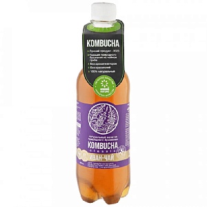 Напиток KOMBUCHA "CLASSIC" на иван чае /пэт/ 0,555л*12