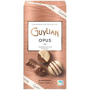 Конфеты GUYLIAN OPUS шоколадные ассорти /сундучок подарочный/ 180г*12