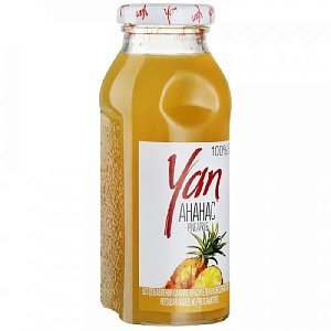 Сок YAN ананасовый /стекло/ 0,25л*12