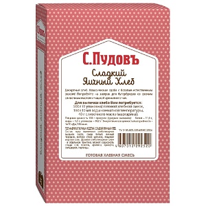 Смесь хлебная С.Пудовъ Сладкий яичный хлеб карт/кор 500г*15