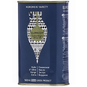 Масло ELINIKON оливковое EVOO  AC <0,8 /жесть/ 500мл*12
