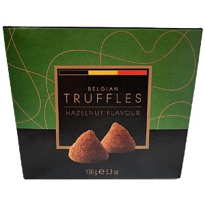 Трюфели BELGIAN TRUFFLES со вкусом Лесного ореха /картон/ 150г*12