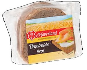 Хлеб HAVERLAND цельнозерновой хлеб со спельтой и полбой 350г*6            