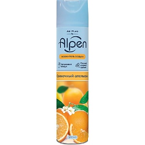 ALPEN Освежитель воздуха «Солнечный апельсин»  300мл