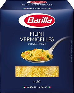 Макаронные изделия BARILLA №30 Filini Vermicelles / Филини 450г*14