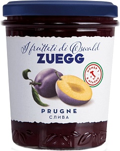 Конфитюр ZUEGG экстра Слива /стекло/ 330г*12