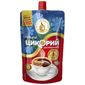 Цикорий РУССКИЙ ЦИКОРИЙ жидкий Натуральный /дой-пак/ 300г*12