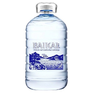 Вода BAIKAL (байкальская глубинная 430м) минеральная негазированная /пэт/ 5л*2
