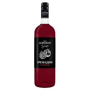 Сироп AGROBAR Гренадин (Grenadine) /стекло/ 1л*6