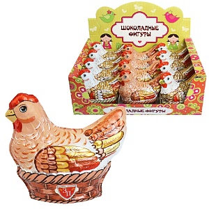 Шоколад фигурный "Курица" /шоубокс/ 90г*12