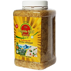 Рис TaMashAe MIADI PREMIUM Басмати золотой стандарт пропаренный /банка/ 1кг*16