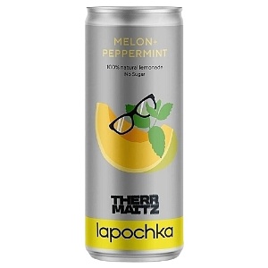 Лимонад LAPOCHKA Дыня+Мята /жесть/ 0,33л*20