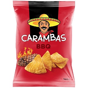 Чипсы CARAMBAS кукурузные со вкусом Барбекю 150г*18