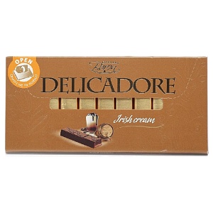 Шоколад BARON DELICADORE IRISH CREAM темный со вкусом ирландских сливок (45%) 200г*12