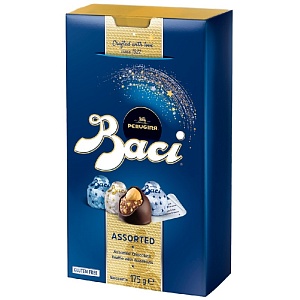 Конфеты BACI Assorted с цельным лесным орехом ассорти /картон/ 175г*10