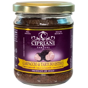 Карпаччо CIPRIANI TARTUFI слайсы из чёрного (летнего) трюфеля /стекло/ 30г*12