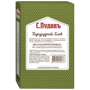 Смесь хлебная С.Пудовъ Кукурузный хлеб карт/кор 500г*15