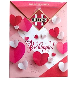 Чай HILLTOP "Цейлонское Утро" (сердечки) чёрный /картон/ 50г*18